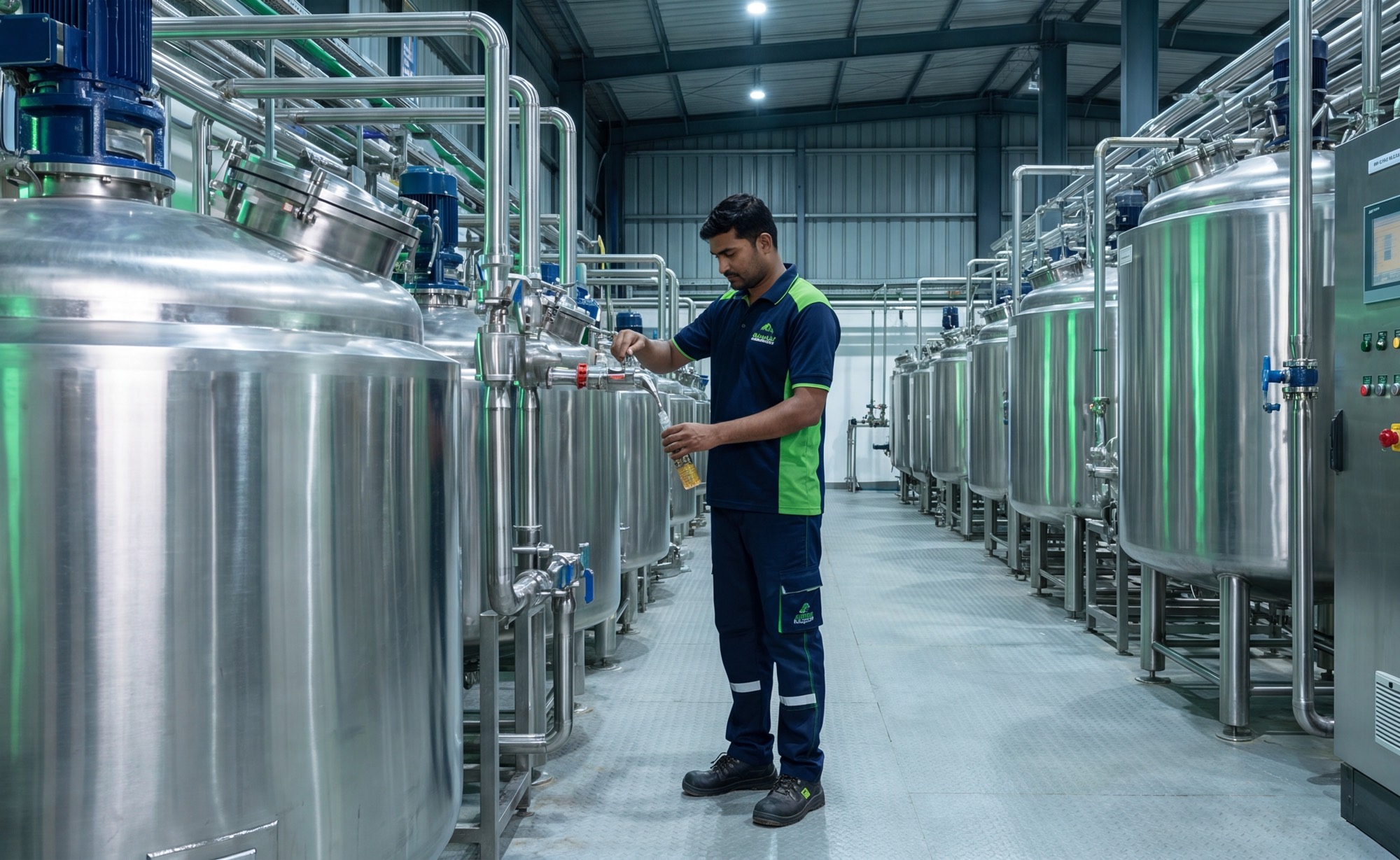 Inside the Axabull blending plant
